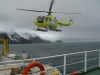 Heli landet auf Schiff