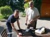 Fred HB9JCP als Mentor mit Hannes HB9CQB